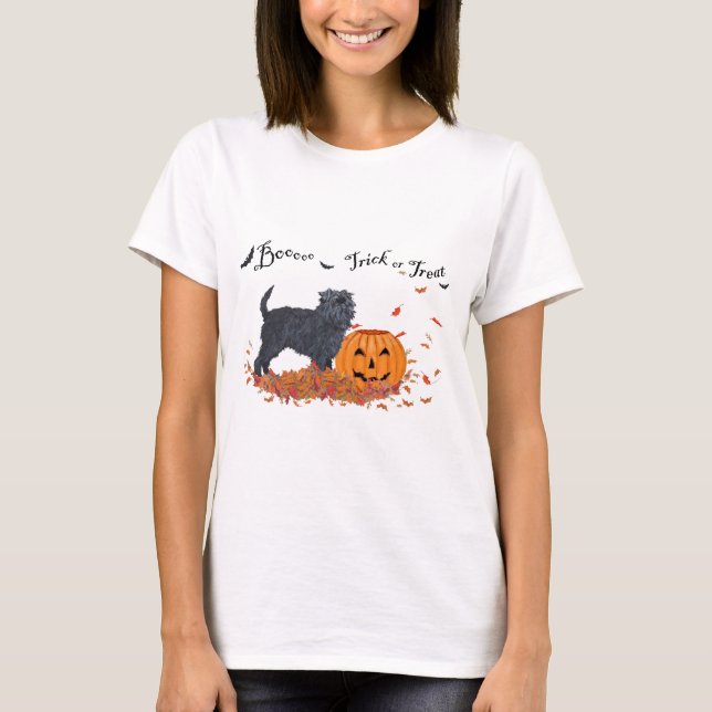 Affenpinscher Halloween T-Shirt (Front)