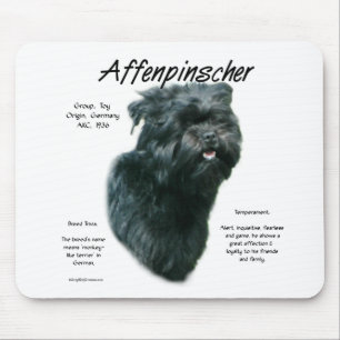 Affenpinscher History Design Mouse Mat