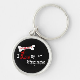 Affenpinscher I Love My Key Ring