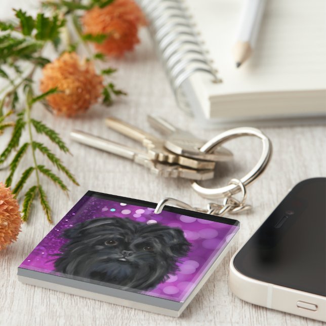 AFFENPINSCHER   KEY RING (Front Right)