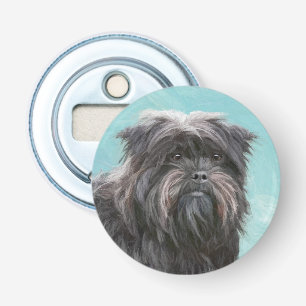 Affenpinscher Painting - Cute Original Dog Art Bottle Opener