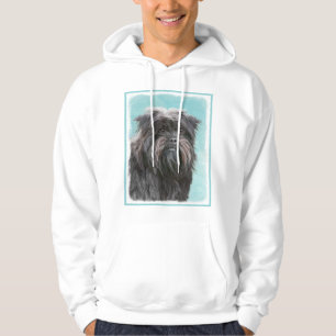 Affenpinscher Painting - Cute Original Dog Art Hoodie
