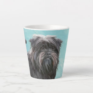 Affenpinscher Painting - Cute Original Dog Art Latte Mug