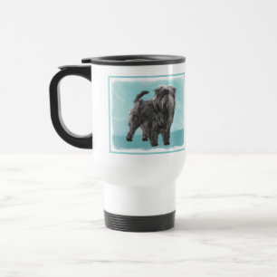 Affenpinscher Painting - Cute Original Dog Art Travel Mug
