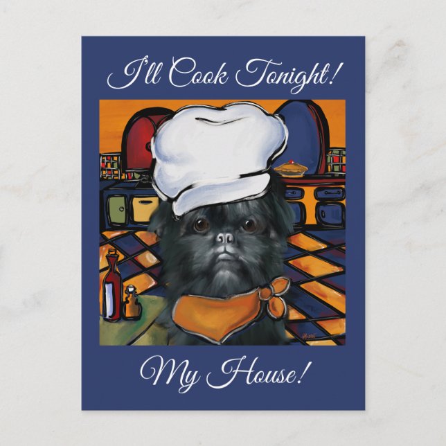 Affenpinscher Postcard (Front)