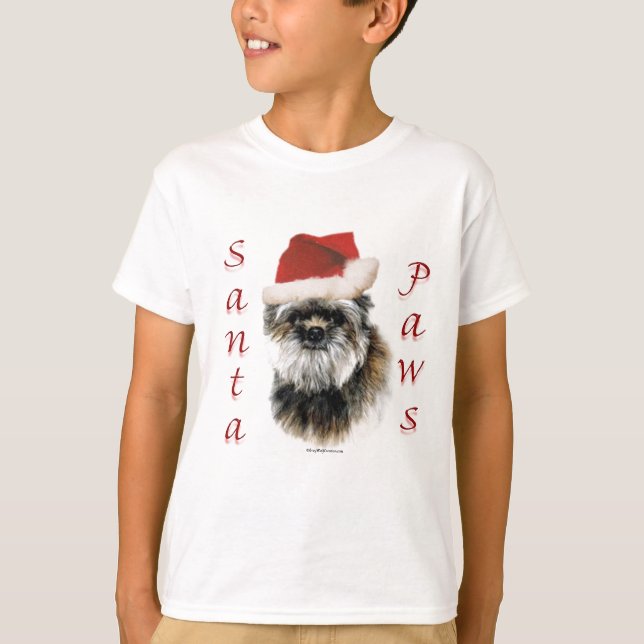 Affenpinscher Santa Paws T-Shirt (Front)