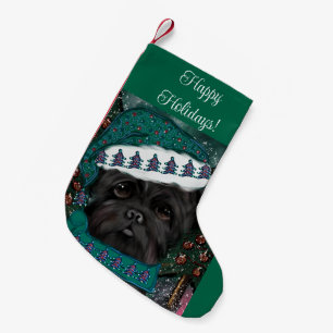 Affenpinscher  small christmas stocking