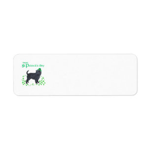 Affenpinscher St Patricks Day Address Labels