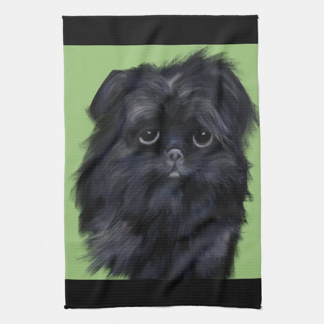 AFFENPINSCHER               TEA TOWEL (Vertical)