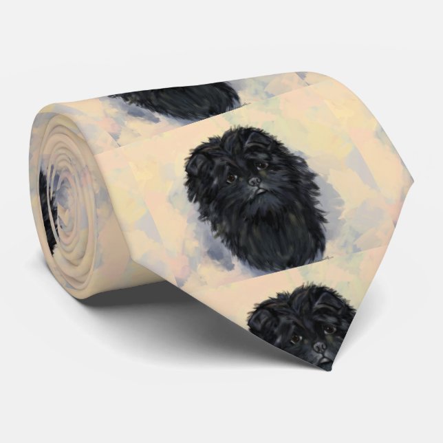 Affenpinscher Tie (Rolled)