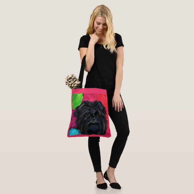 AFFENPINSCHER TOTE BAG (On Model)