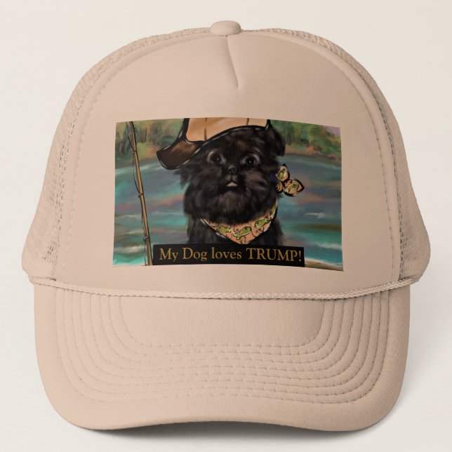 Affenpinscher  trucker hat (Front)