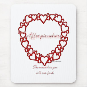 Affenpinscher True Love Mouse Mat