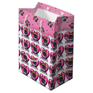 Affenpinscher Valentine's Day Medium Gift Bag