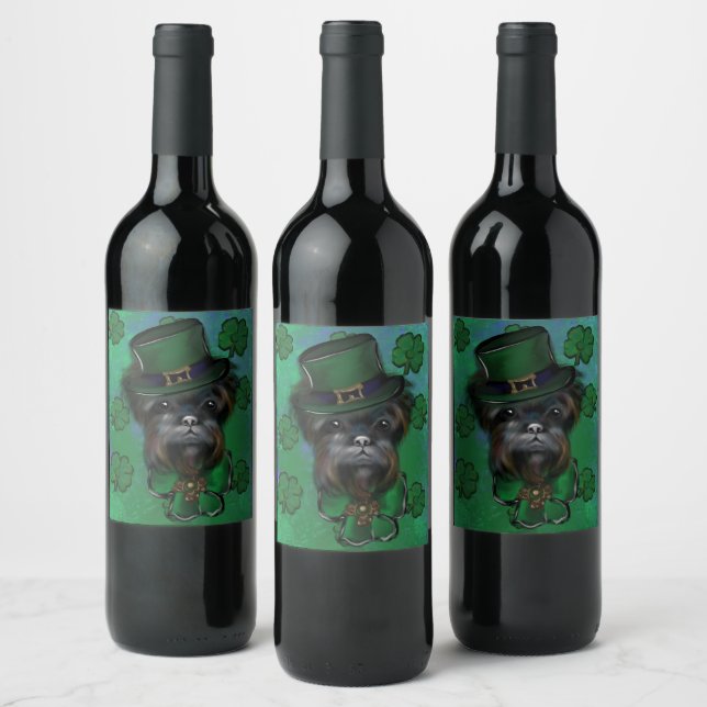AFFENPINSCHER WINE LABEL (Bottles)