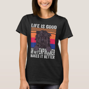 Affenpinschers Makes Your Life Good Vintage T-Shirt