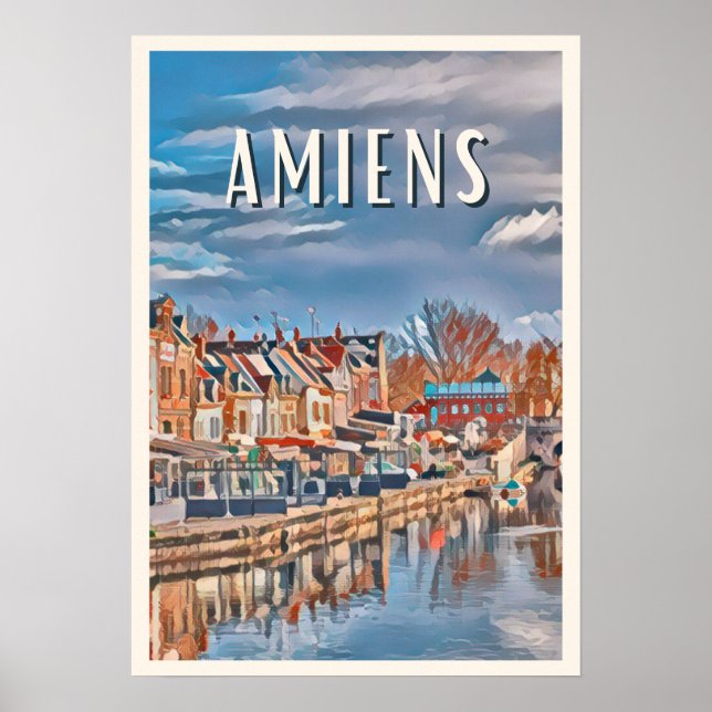 Affiche Amiens Photo Vintage  Poster (Front)