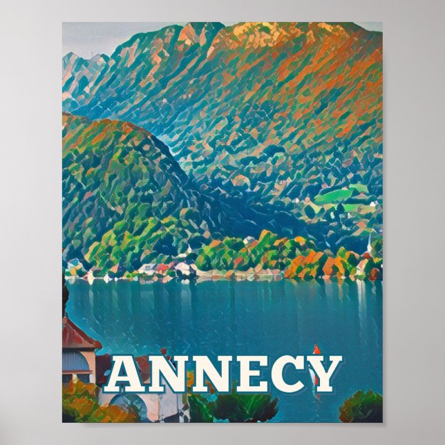 Affiche Annecy Photo Vintage  Poster (Front)