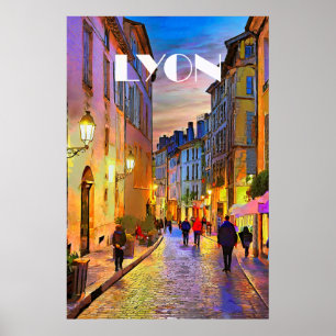 Affiche Lyon Photo Vintage  Poster