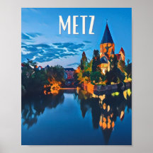 Affiche Metz Photo Vintage
