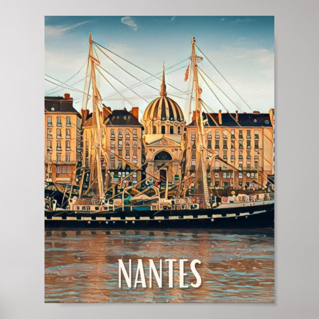 Affiche Nantes Photo Vintage  Poster (Front)