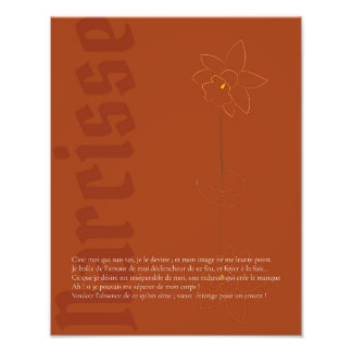 Affiche Narcisse Photo Print