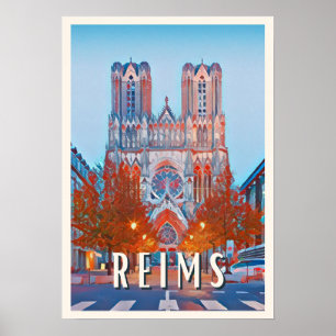Affiche Reims Photo Vintage  Poster