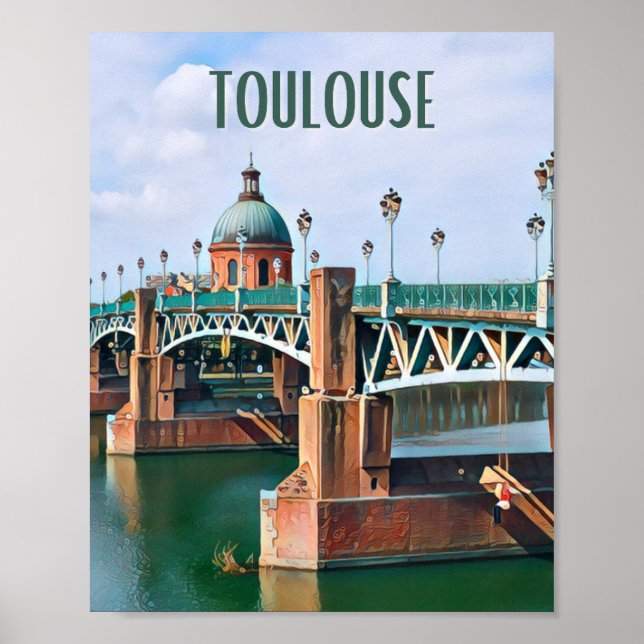 Affiche Toulouse Photo Vintage  Poster (Front)