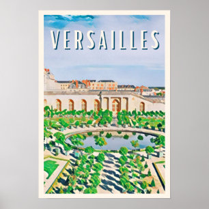 Affiche Versailles Photo Vintage  Poster