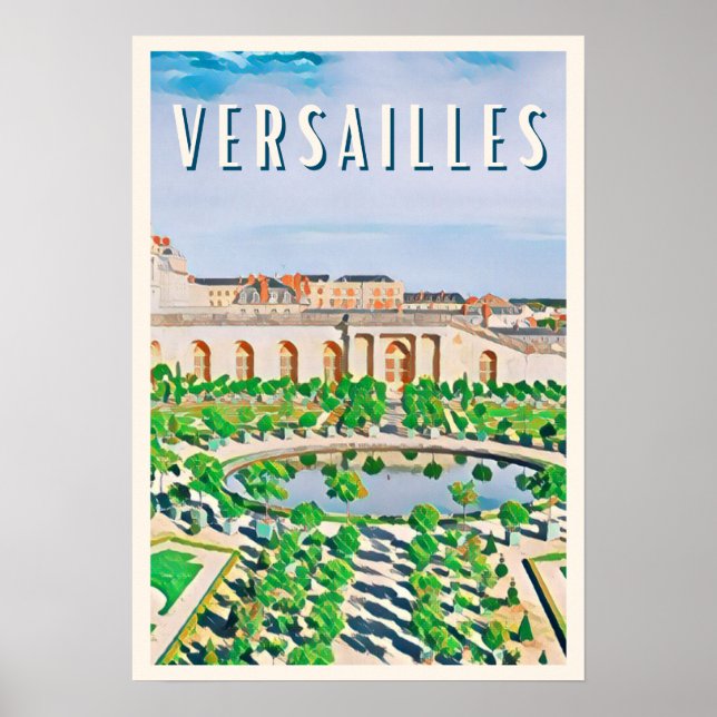 Affiche Versailles Photo Vintage  Poster (Front)