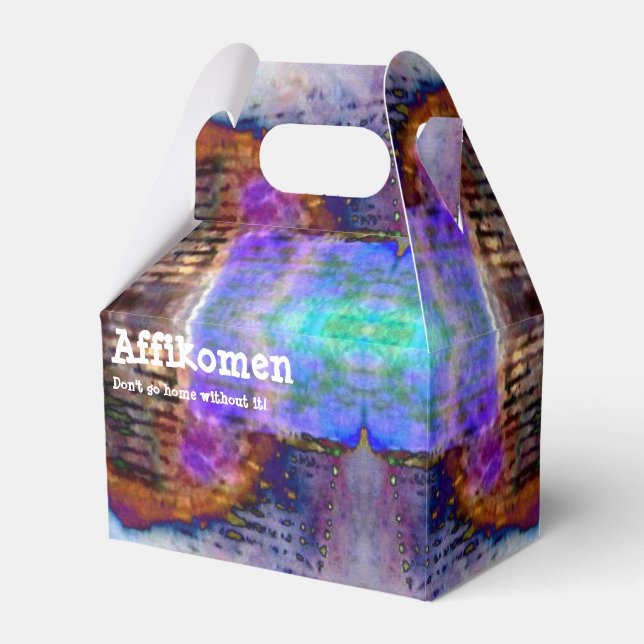 Affikomen -- Passover Favour Box (Front Side)