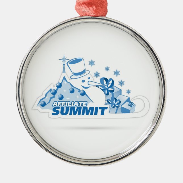 Affiliate Summit Christmas Ornament (Front)