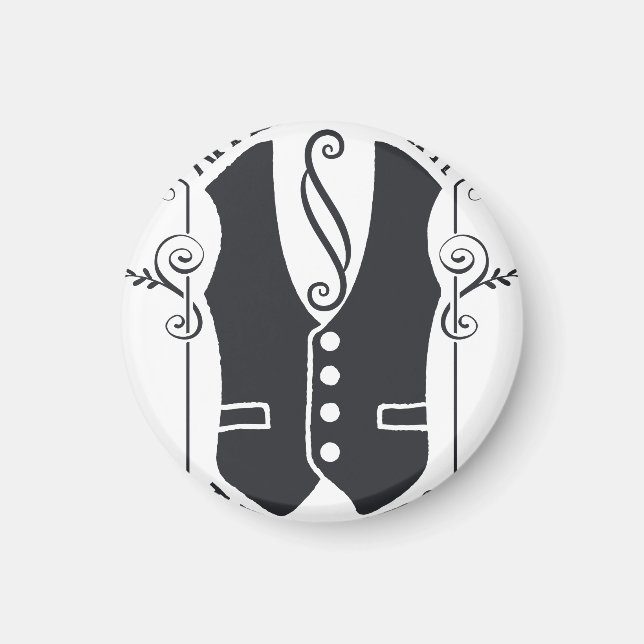 Affiliated With The Hustlers Magnet (Front)