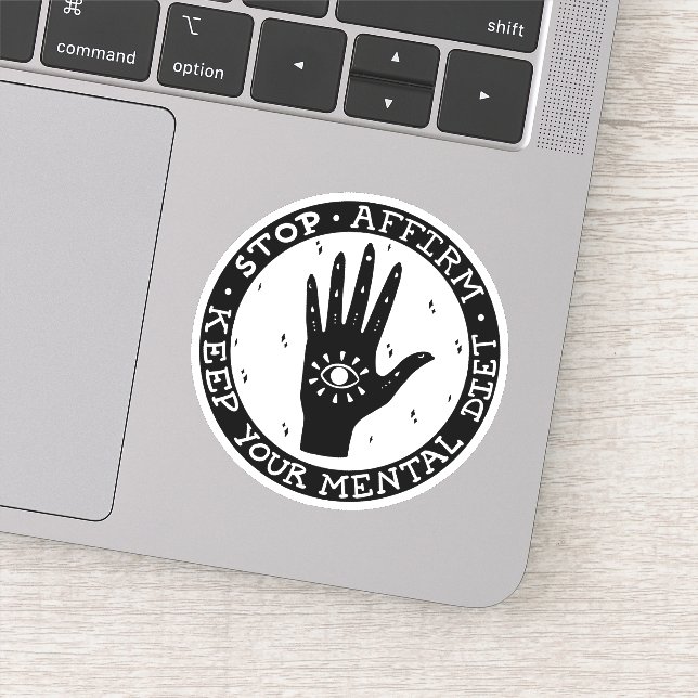 Affirm and Manifestation Sticker (Detail)