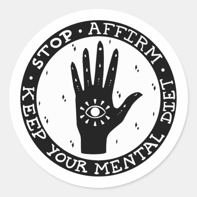Affirm and Manifestation Sticker (Front)