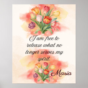 Affirmation Faith: I Am Free To Release  Poster