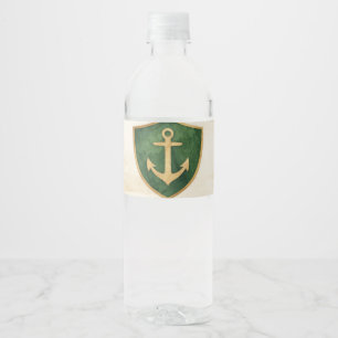 Affirmation for Anger - Calmness Bible Verse Water Bottle Label