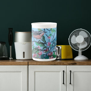 Affirmation 'Good Morning'unique Art Bone China Mug