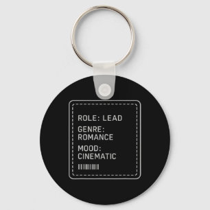 Affirmation Mental Health Main Role Main Character Key Ring