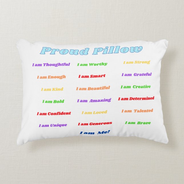 Affirmation Pillow (Front)