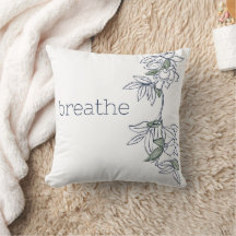 Affirmation Pillow: Inhale Stress