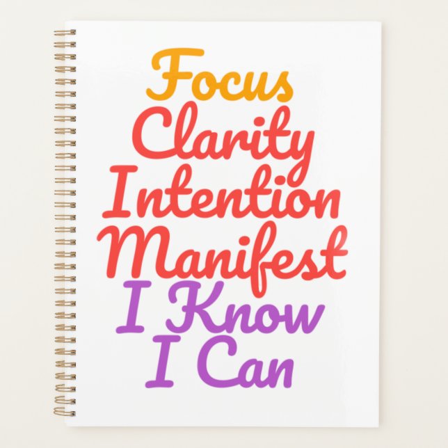 Affirmation Planner (Front)