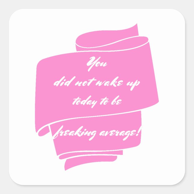 Affirmation Sticker (Front)