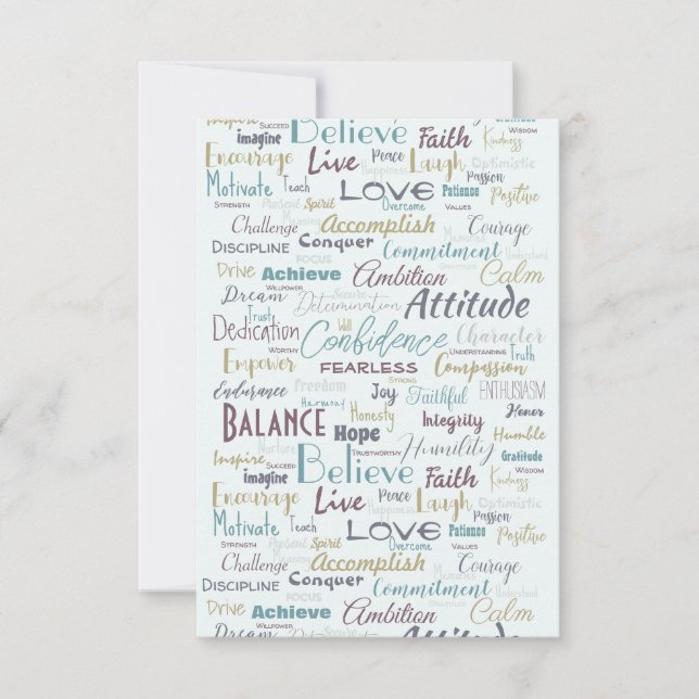 Affirmations   (Front)