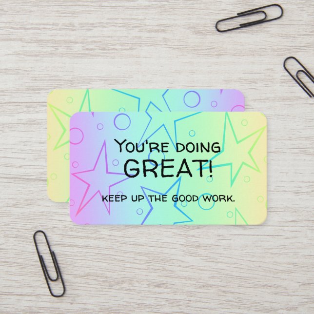 Affirmations Card (Front/Back In Situ)