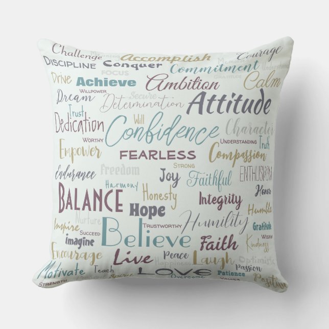 Affirmations Cushion (Front)