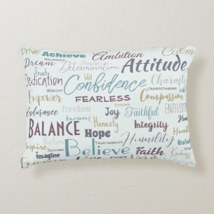 Affirmations   decorative cushion