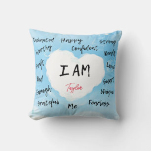 Affirmations Empowerment Pillow