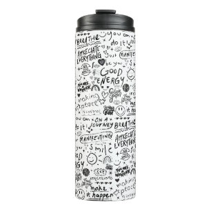 AFFIRMATIONS GOOD ENERGY THERMAL TUMBLER