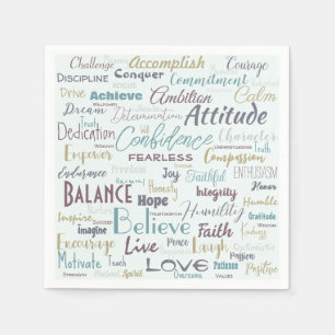 Affirmations napkin